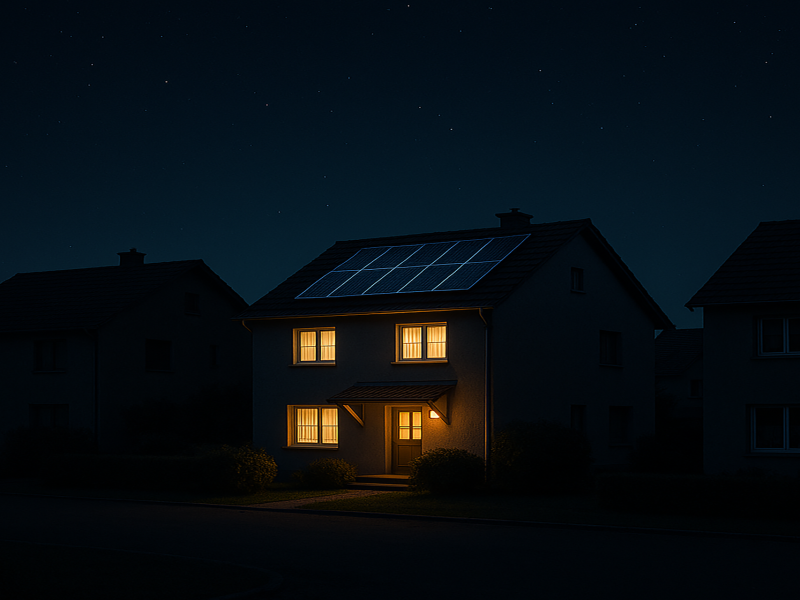 Photovoltaikanlage mit Notstromfunktion: Sorgt auch bei Stromausfall für zuverlässige Energieversorgung